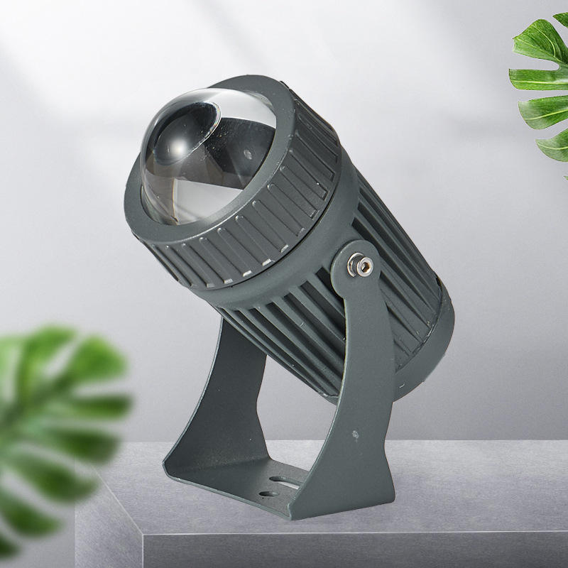 一束光射灯七彩聚光灯强聚光凸透镜投射灯广场建筑外墙楼盘亮化