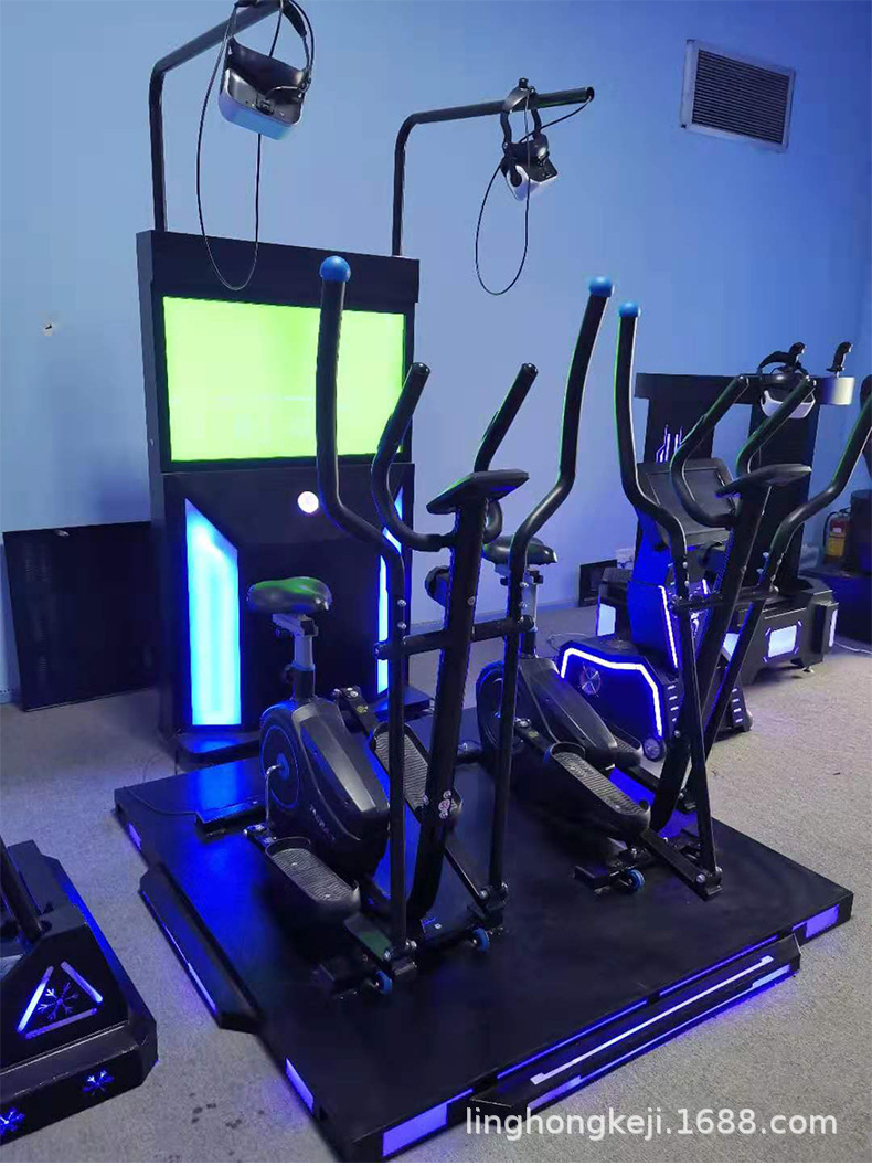 vr体感游戏机大型动感双人vr跑步室内科普体验馆vr一体机游艺设备