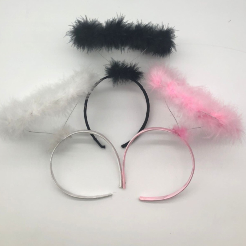 现货 化妆舞会表演用品 天使环 酒吧cos装扮道具 天使花环头箍