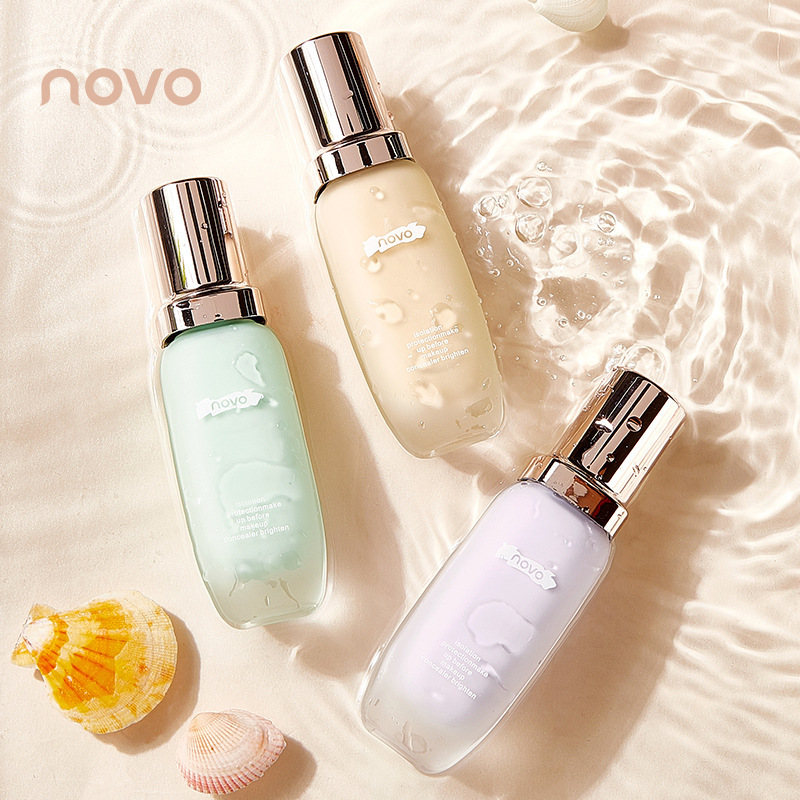 NOVO丝柔水润修颜隔离霜 干皮奶油肌控油保湿遮瑕提亮肤色妆前乳