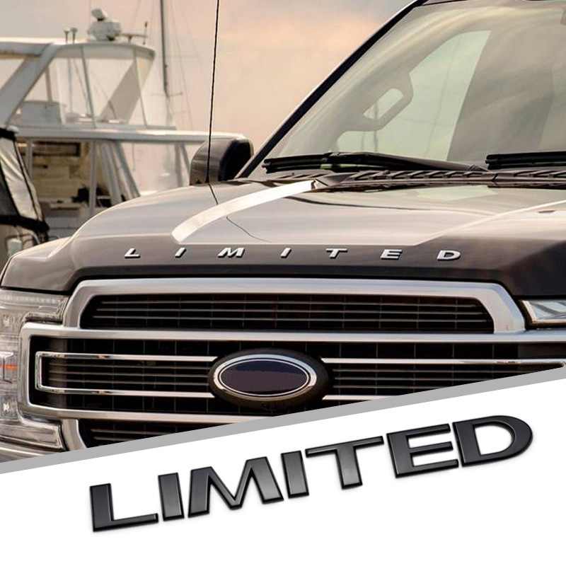 适用于福特猛禽f150限量款车标皮卡limited车头机盖贴标金属车贴