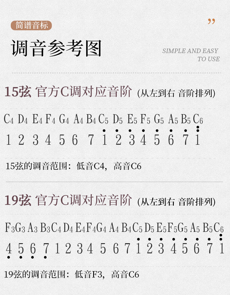 cega竖琴19弦里拉琴lyre初学入门简易小箜篌古典小乐器批发