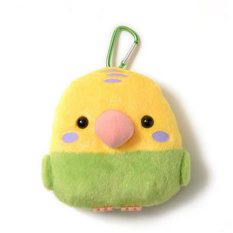 可爱网红鹦鹉包儿童脆皮炸鸡小红包黄小鸡毛绒零钱斜挎包厂家批发