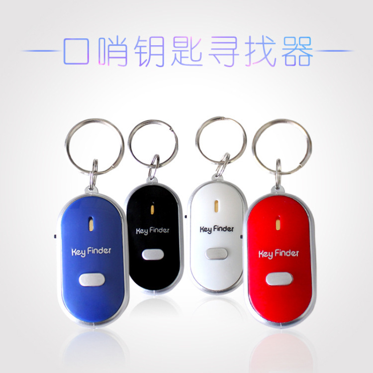 Whistle Key Finder Anti-Loss Alarm Device Led Electronic Gift Key Finding Sensor Abs Material Spot Supply