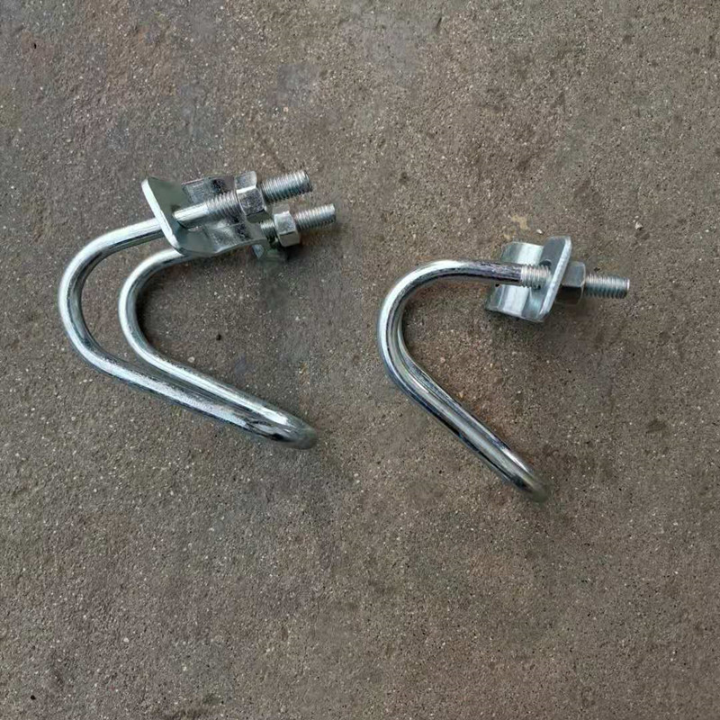 养殖场固定十字卡扣批发 母猪产床限位栏卡子 十字双u型丝u型卡