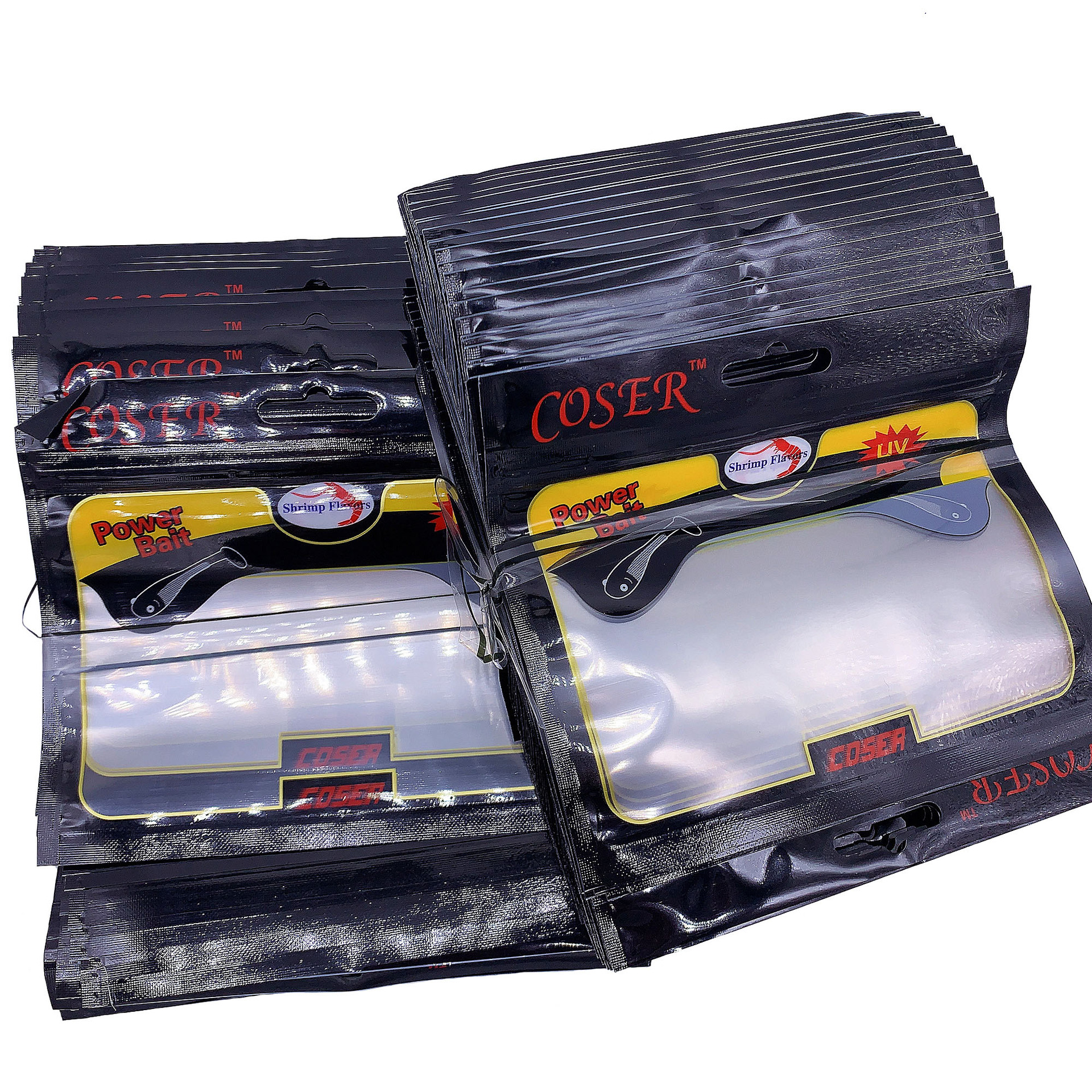 定制批发 路亚包装袋彩印拉链袋 鱼饵软饵包装袋 自封袋 渔具配件