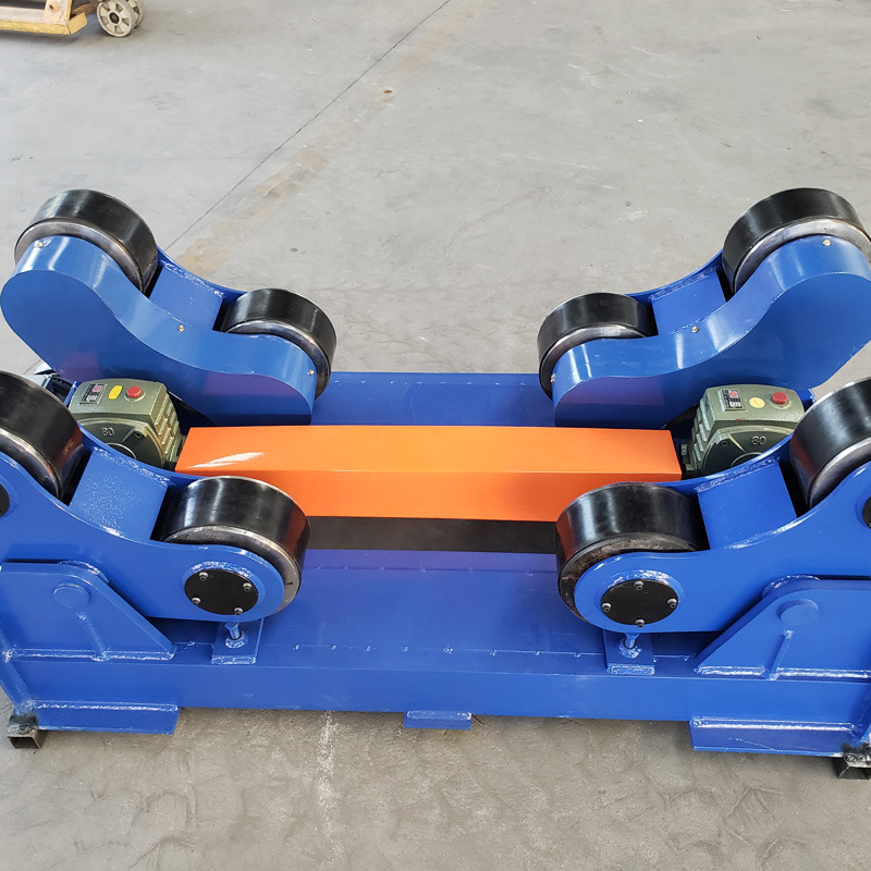 双驱动焊接滚轮架 聚氨酯胶轮自调滚轮架 定制托轮架