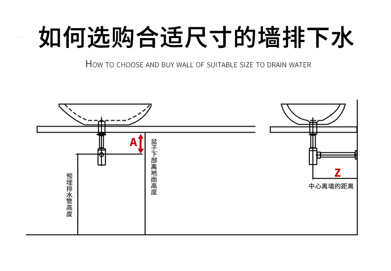 【泓磊水暖】墙排防臭下水管电镀脸盆下水td-d84
