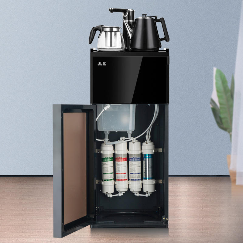 过滤茶吧机立式冷热家用全自动自来水直饮净水器一体饮水机下置式