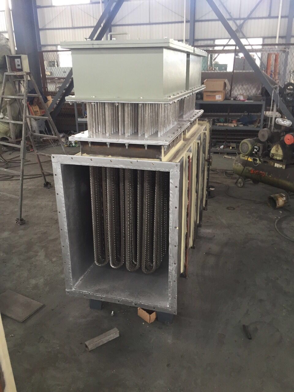 厂家供应不锈钢新风加热器10kw空调机恒温电加热设备暖风电加热器
