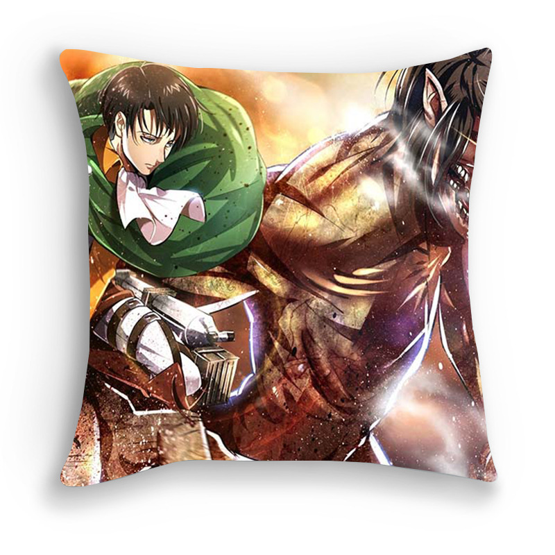 进击的巨人全彩3d数码印花枕套抱枕枕头