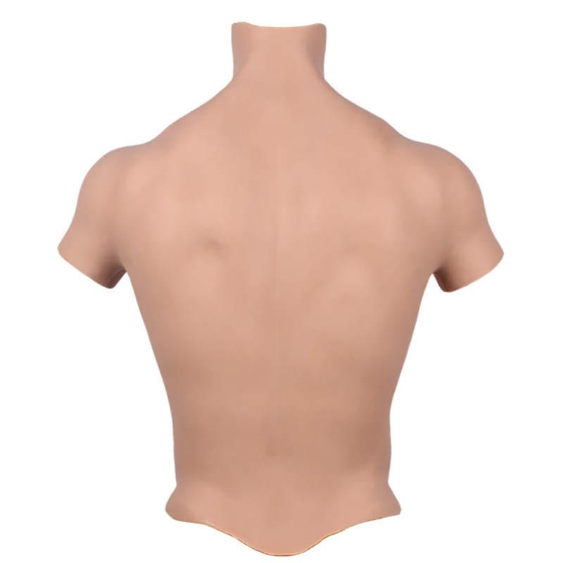 伪爷猛男肌肉装 舞台剧表演服反串cosplay硅胶假胸肌伪娘用品