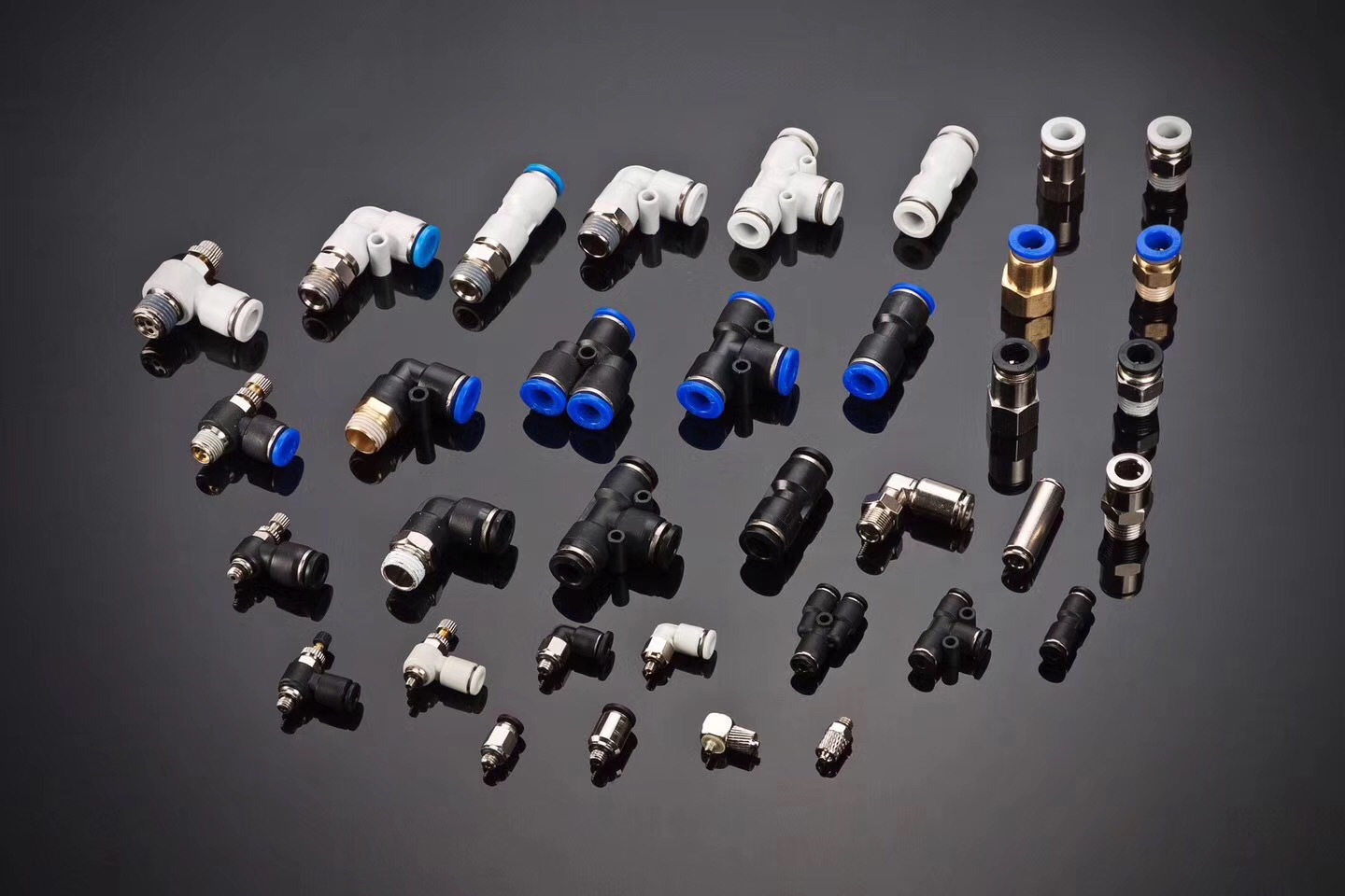 气动气管快速快插接头pu/pg/py/pe/pza-4681012高压软管塑料接头