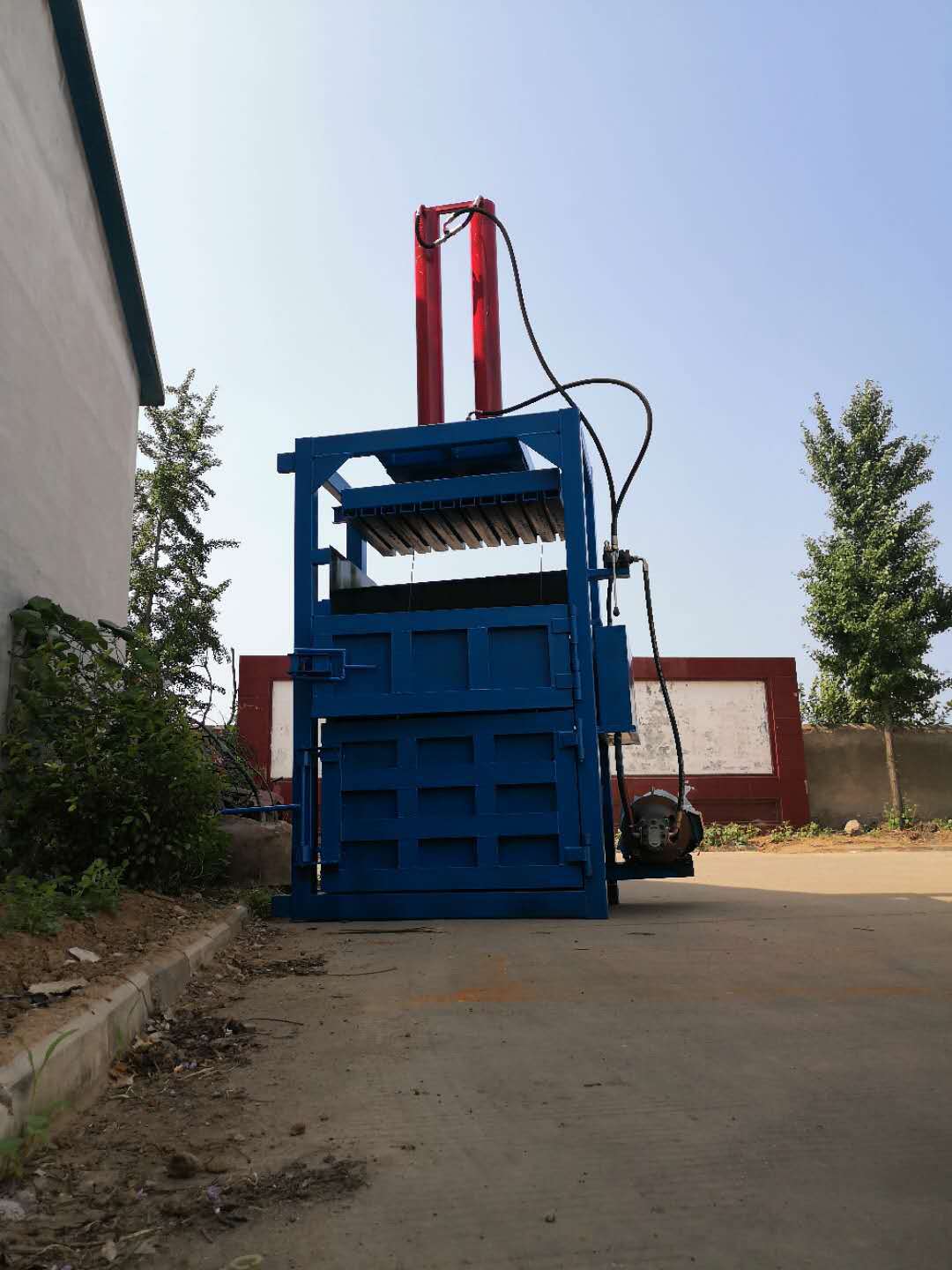 立式双缸液压打包机 废纸玻璃纤维等30吨废纸液压打包机厂家直销