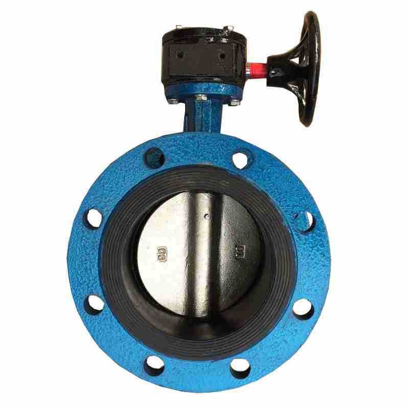 涡轮法兰蝶阀 手动软密封蜗轮传动蝶阀 厂家供应d341x-10q