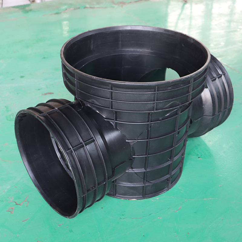 管道塑料检查井 农村流槽污水处理检查井阀门井 pe塑料检查井