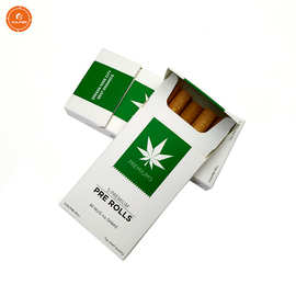 厂家烟盒定制 5只装翻盖式纸质烟盒 彩印香烟包装盒 纸烟盒定制