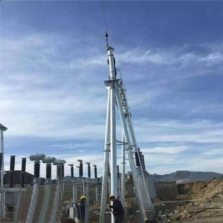 电力架构镀锌220kv35kv变电架构厂家风力发电升压电力龙门架-阿里巴巴
