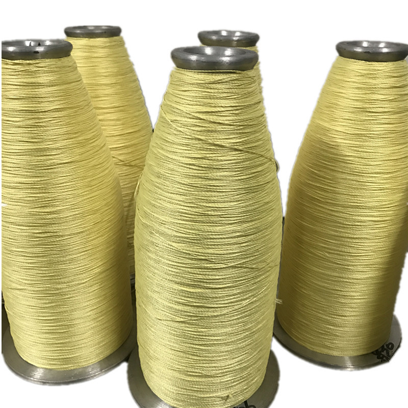 厂家直销1000d/2芳纶阻燃缝纫线 车缝网带专用 接口缝合线 耐磨线