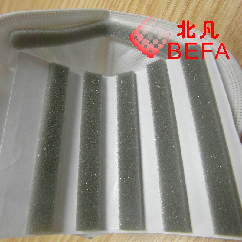 厂家供应口罩海棉条n95海绵条口罩鼻梁防护条