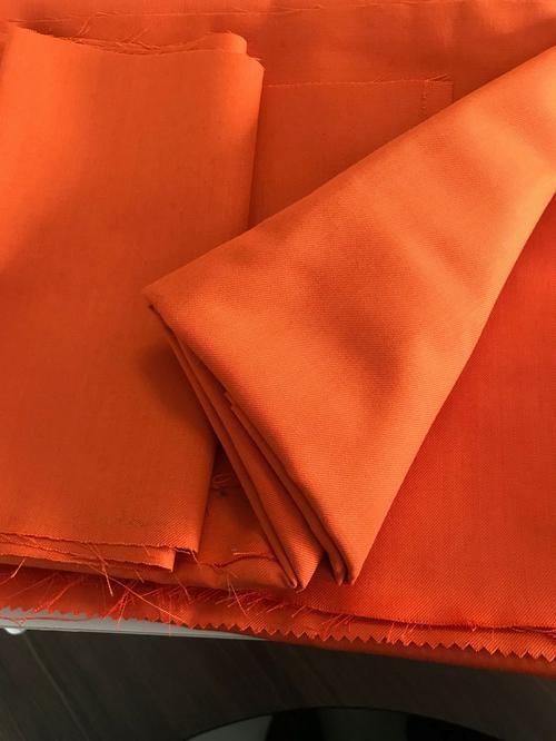 nomex芳纶面料芳纶3a布Ⅲa防火面料 nomex阻燃橘色 aramid面料