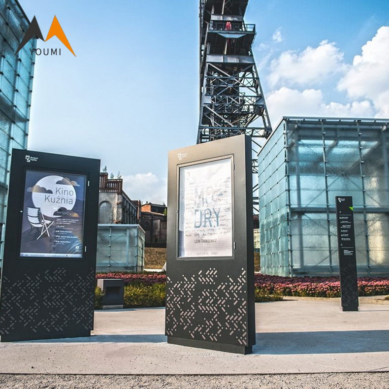 批发户外导视牌精神堡垒大型导向牌指示牌立牌停车场广告牌印logo