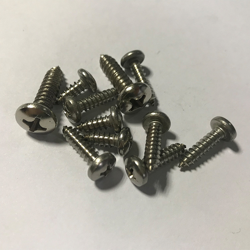 盘头一字十字复合槽全螺纹自攻螺钉