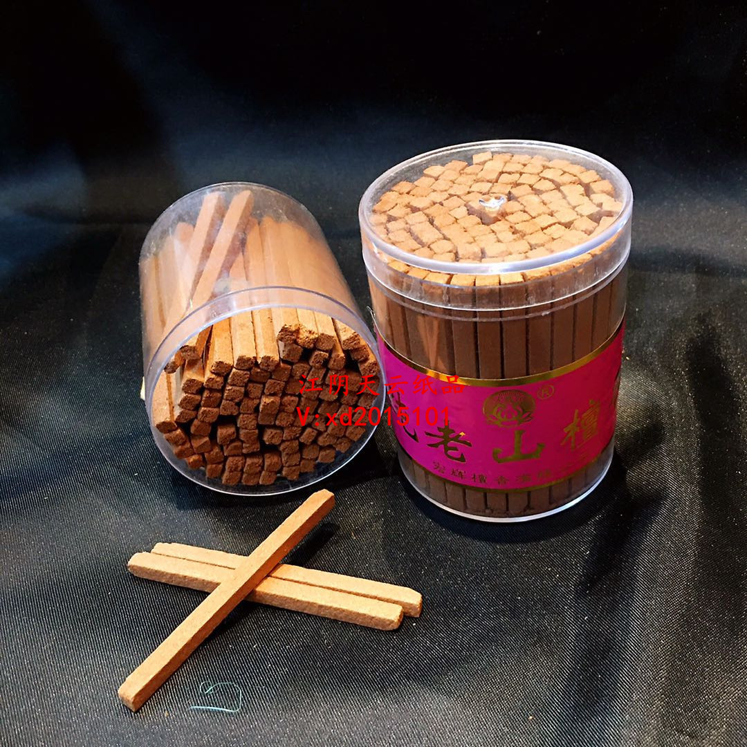 供佛宏辉行 檀香条方条 印度老山檀香木粉条熏香供香佛香香薰150g