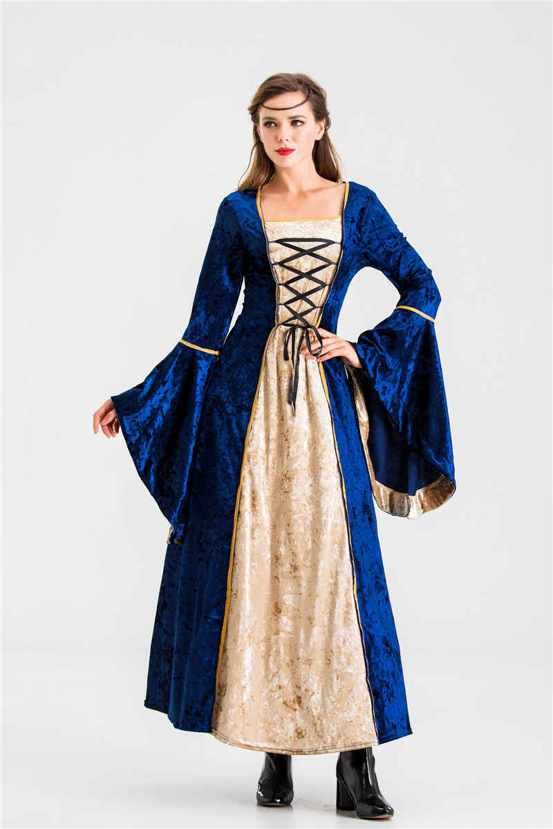 欧美欧洲复古宫廷服装贵族女王装万圣节化妆舞会公主演出服批发