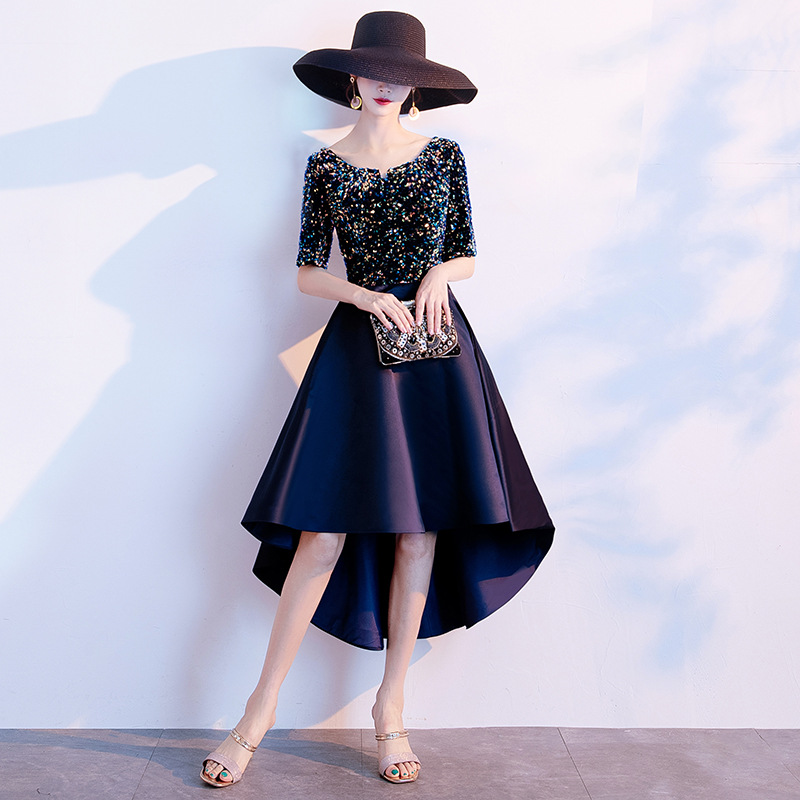 晚礼服女气场女王宴会端庄优雅气质名媛成人聚会连衣裙平时可穿冬