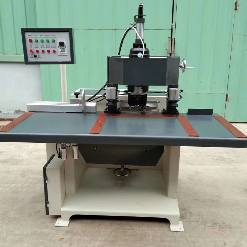 全自动木工数控单双头钻自动木门锁孔机木门开锁槽孔机门锁榫槽机