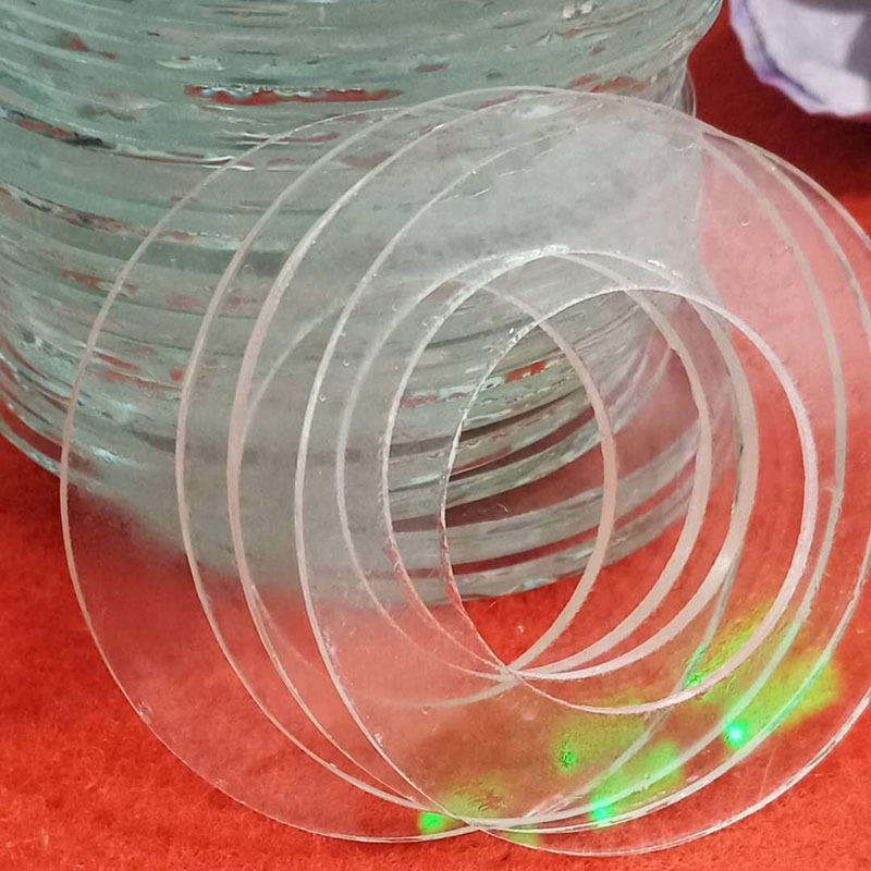 异形玻璃镜片加工银镜玻璃原片深加工创意圆形玻璃镜片厂家批发