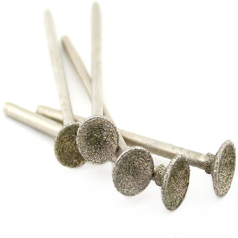 玉雕磨头 玉石雕刻钻头 去皮雕刻针工具翡翠开窗金刚砂磨针打磨头