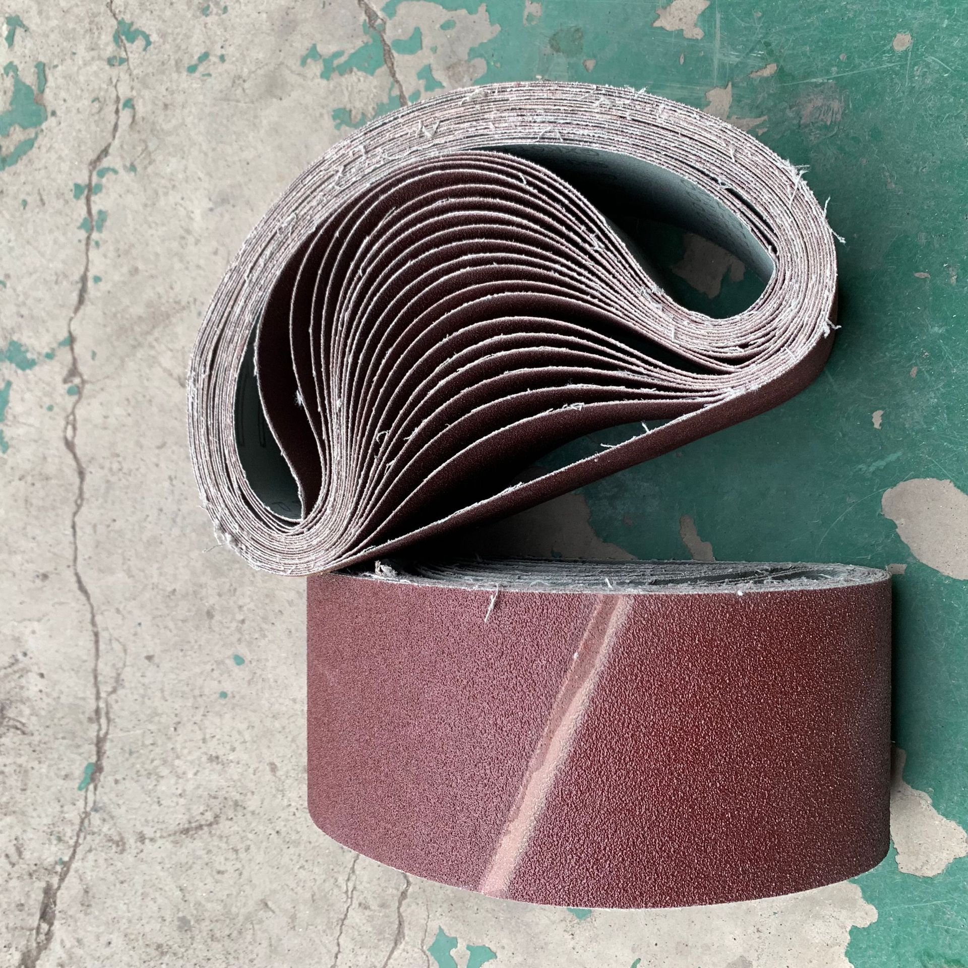 砂带610*100抛光砂带氧化铝砂布打磨砂纸非标搭接砂带