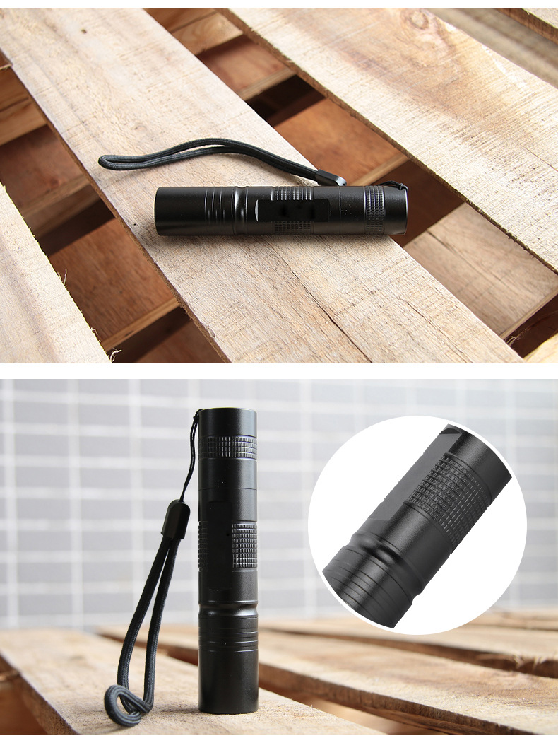 365nm紫光led手电筒紫外线荧光灯 无影胶固化 小型验钞电筒 厂家