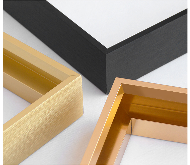 鑫英华铝合金装饰画框相框线条广告海报外框方管镜框结构加固型材