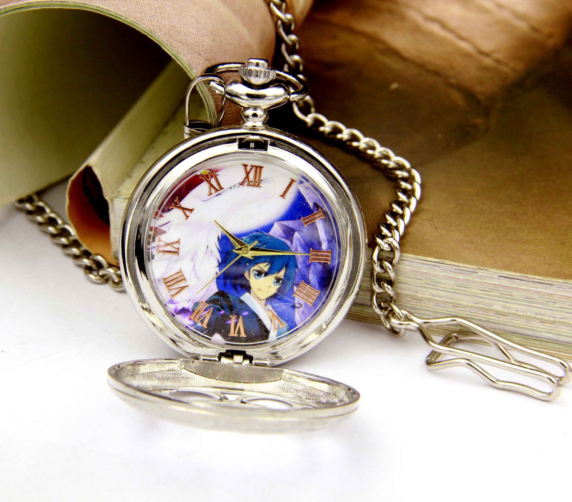 动漫周边 动漫大怀表 装饰挂件表 斗破苍穹怀表 男款 动漫怀表