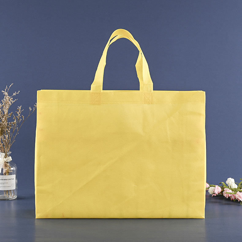 纯色服装鞋子包装袋 通用手提无纺布袋定制logo 简约购物袋批发