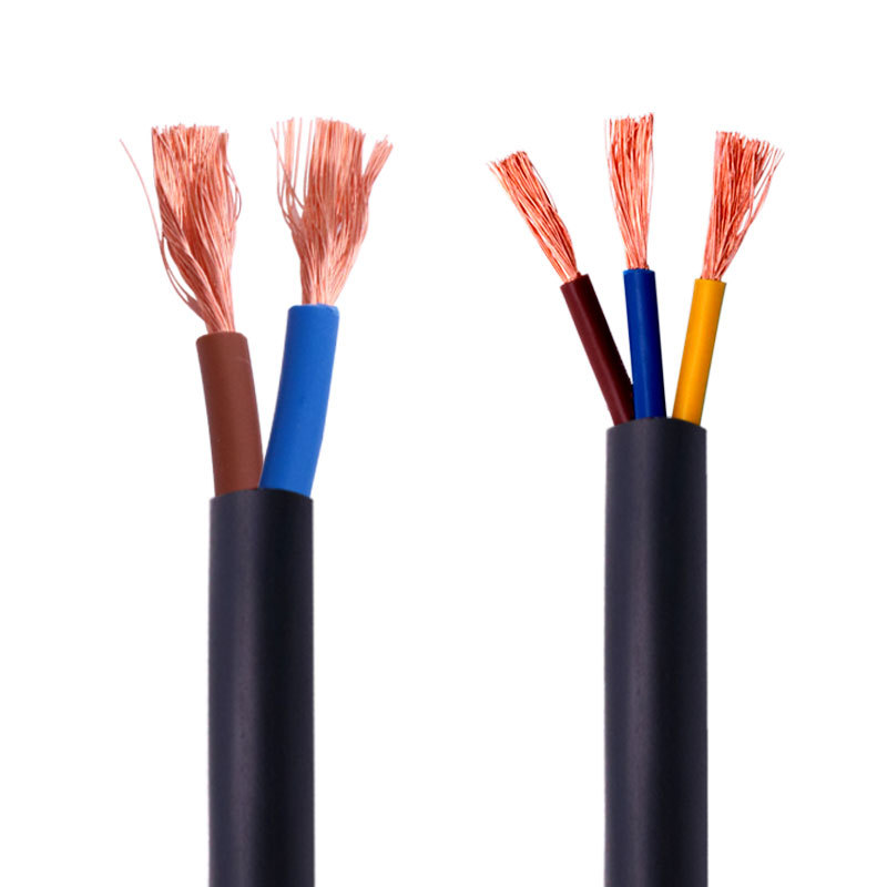 rvv2345芯电源线1.5 2.5平方纯铜电缆护套线信号工程定制加工厂家