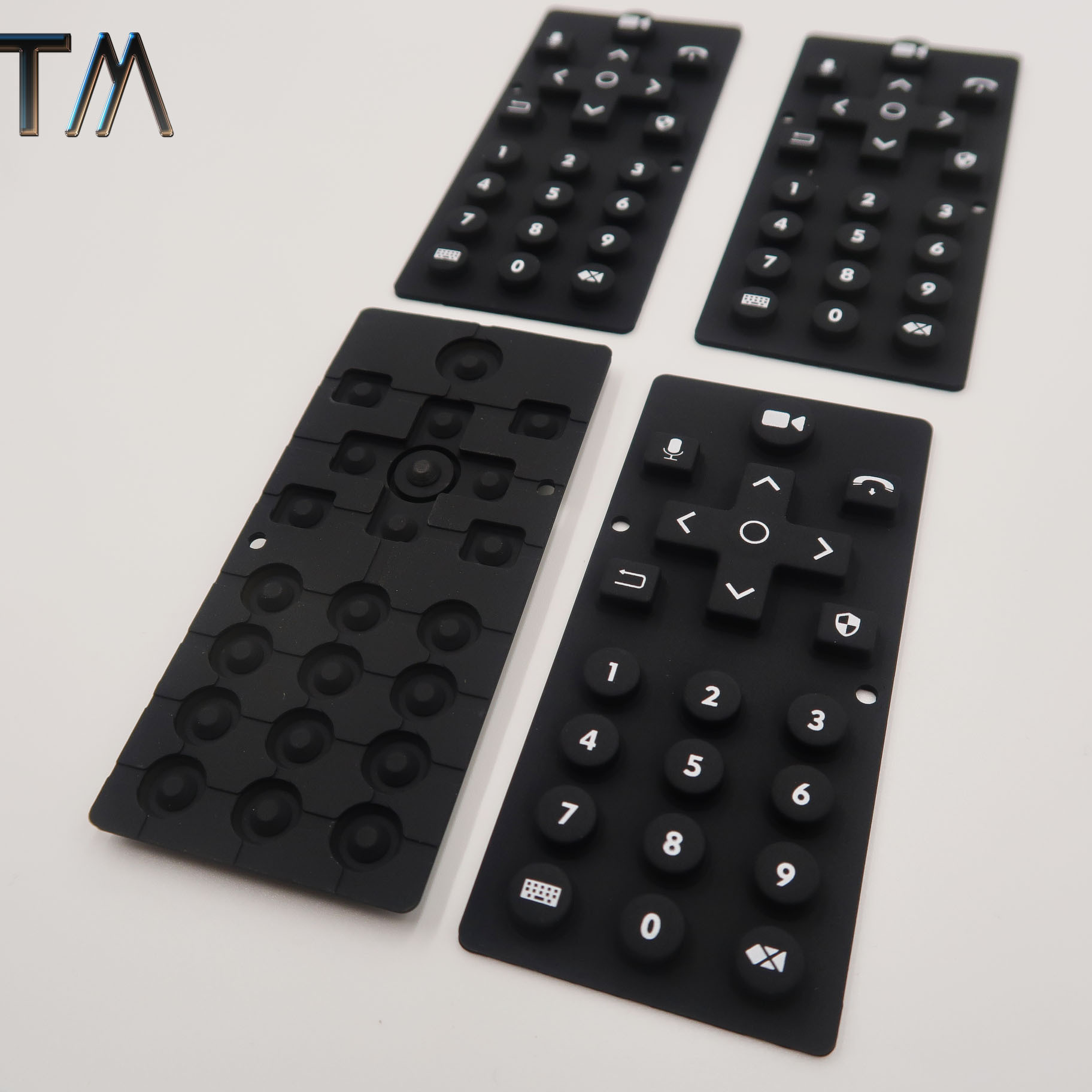 广州厂家直销仪器仪表电器防水硅胶按键 定做耐磨镭雕硅橡胶按键