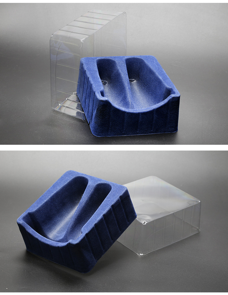 厂家批发植绒吸塑托盘 五金工具箱防损内托植绒吸塑托盘可定制