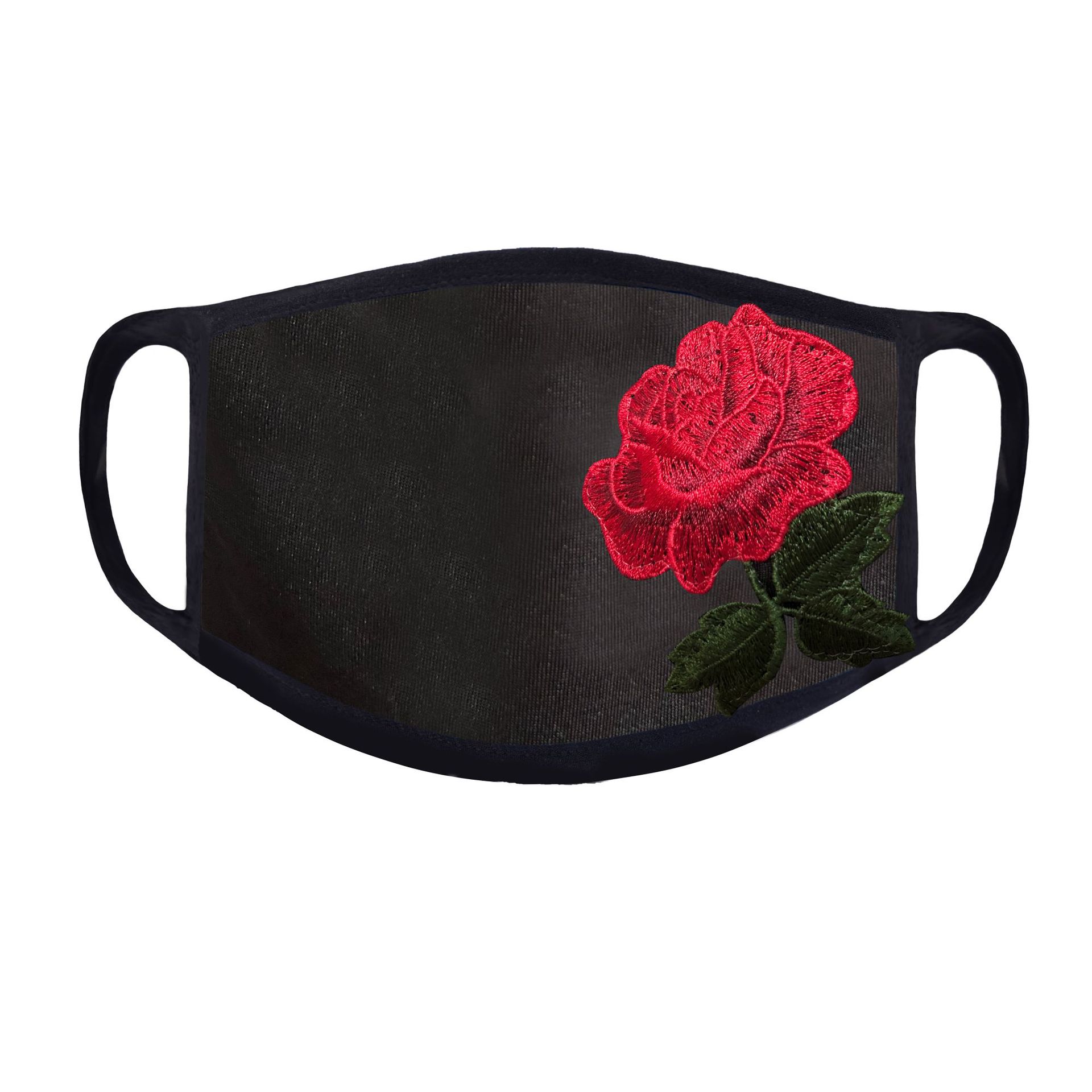 b0053春季夏季绣花防晒防尘可水洗男女成人口罩透气薄款口鼻罩