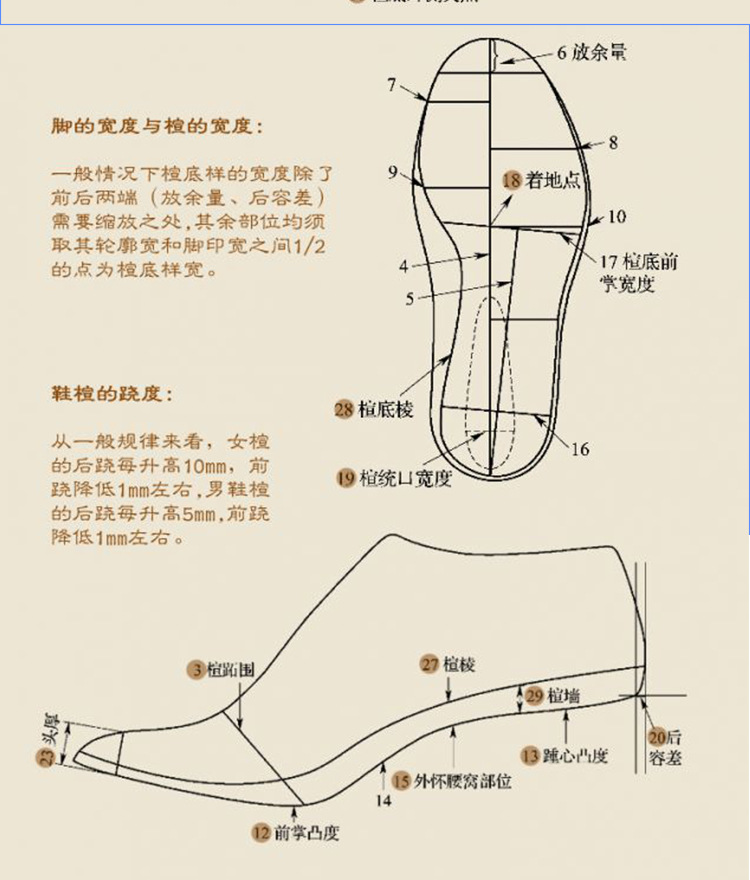 天诚原版新款内销天诚正装皮鞋楦头 圆头商务运动鞋