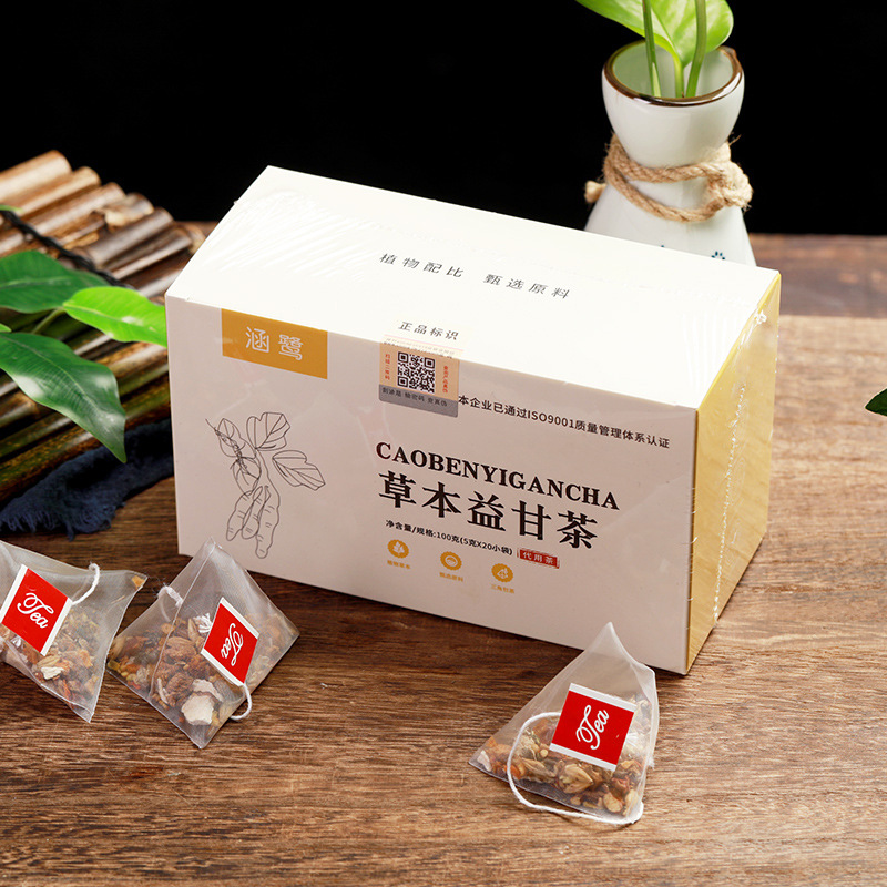 草本益甘茶 汉方益甘茶非护甘茶 非养生茶 三角包茶厂家一件代发