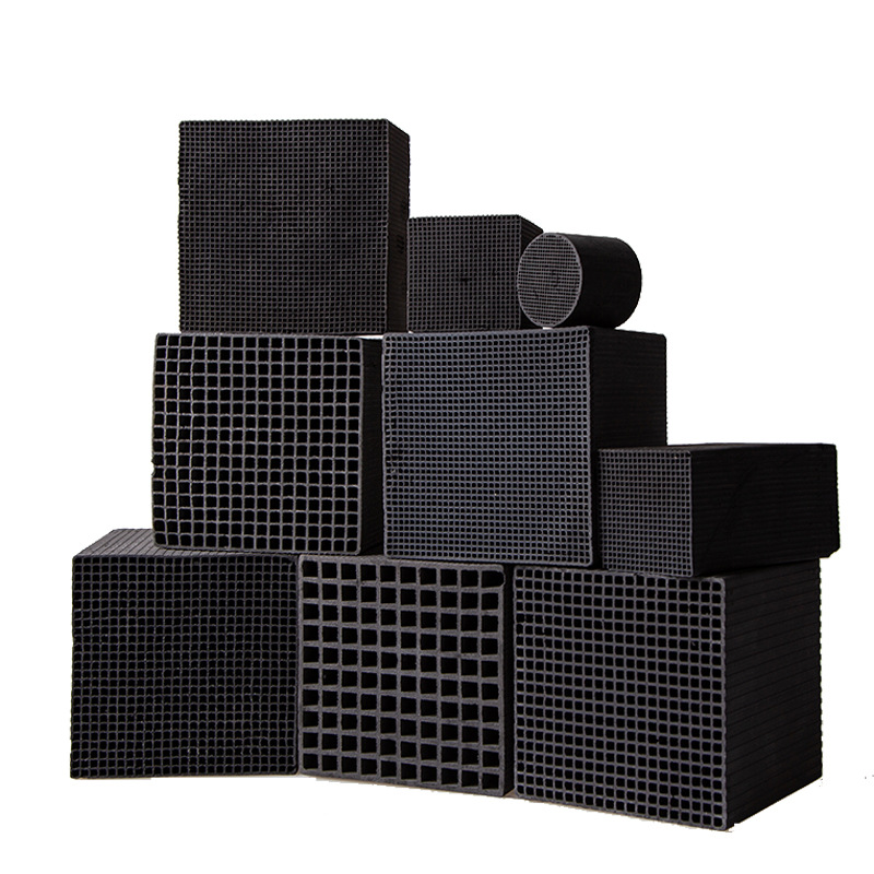 定制异型蜂窝活性炭 黑色圆柱盘形普通不防水特种蜂窝煤碳块 炭柱