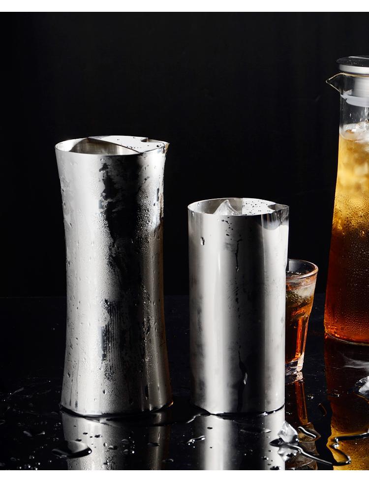 酒吧ktv专用水扎壶2升大容量餐厅饭店不锈钢大号凉水壶冷水壶商用