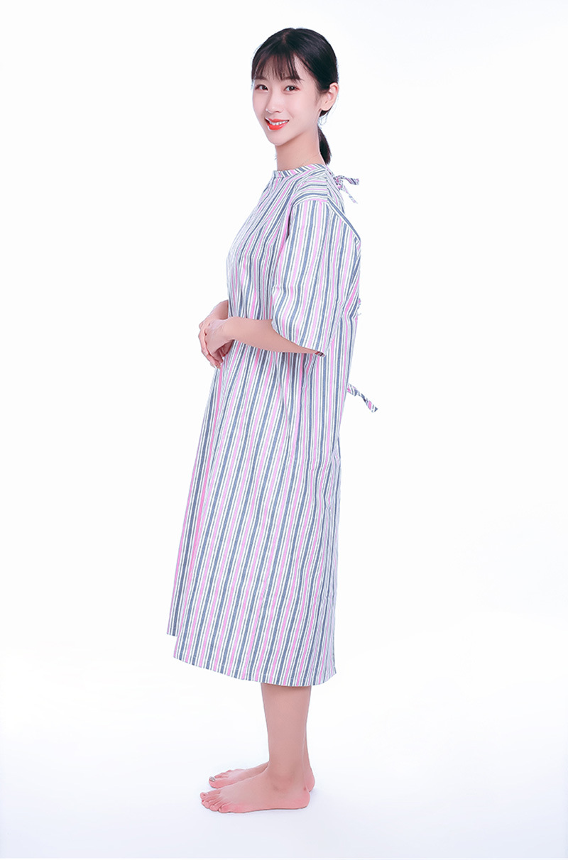 厂家批发 骨科病号服长袖倒穿衣病人服 住院色织病员服棉袄病人服