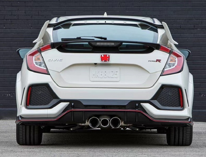 适用2020/21款思域两厢改装typer无限大包围前杠中网后杠配件尾翼