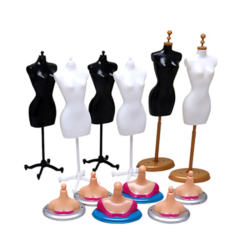 Wholesale Doll Bustle Wedding Dress Toy Doll Mannequin Design DIY Mini Barbie Model Changing Human-Shaped Hanger