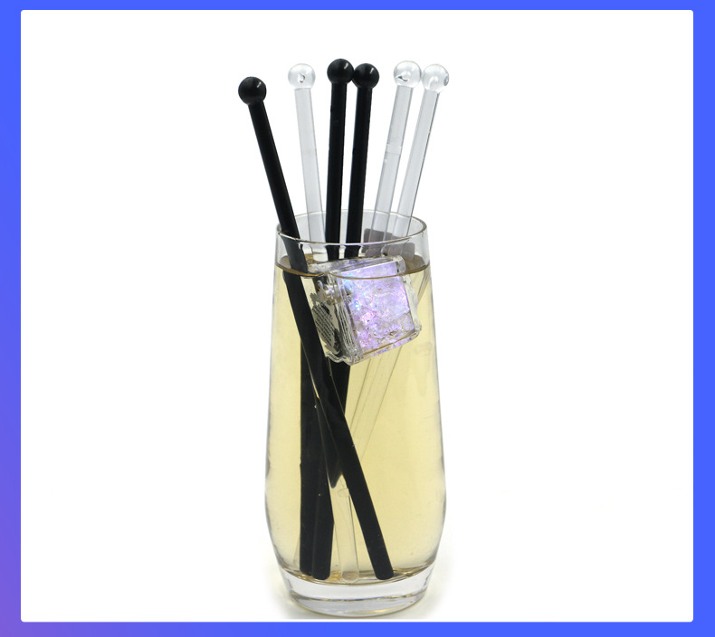 奶茶咖啡搅拌棒圆柱棒酒吧调酒工具鸡尾酒搅拌棒冷饮搅拌棒